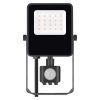 EMOS ZS2913 VISIO mozgásérzékelős LED reflektor 10W, 1500lm, fekete, természetes fehér