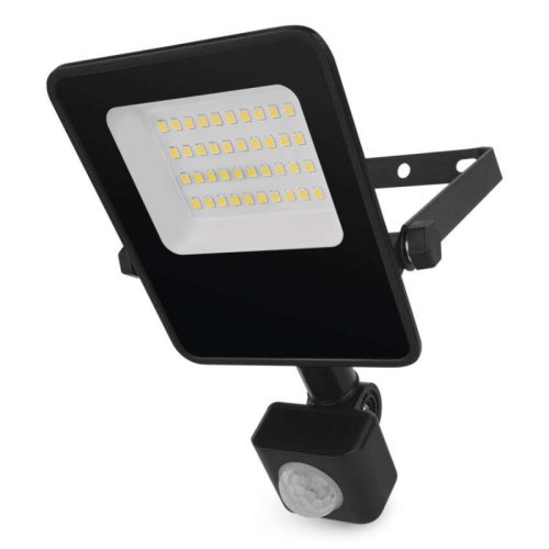EMOS ZS2923 VISIO mozgásérzékelős LED reflektor 20W, 3000lm, fekete, természetes fehér