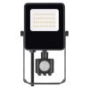 EMOS ZS2923 VISIO mozgásérzékelős LED reflektor 20W, 3000lm, fekete, természetes fehér