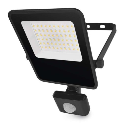 EMOS ZS2933 VISIO mozgásérzékelős LED reflektor, 30W, 4500lm, fekete, természetes fehér