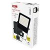 EMOS ZS2943 VISIO mozgásérzékelős LED reflektor, 50W, 7500lm, fekete, természetes fehér