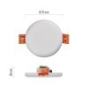 EMOS LED panel VIXXO beépíthető 6W 500lm IP65 term. fehér (ZV1112)