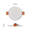 EMOS LED panel VIXXO beépíthető 7.5WW 650lm IP65 term. fehér (ZV1122)