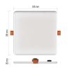 EMOS LED panel VIXXO beépíthető 19W 1700lm IP65 természetes fehér (ZV2152)