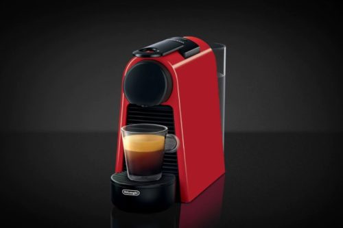 Delonghi EN85.R Essenza Mini Nespresso kapszulás kávéfőző, 1150Watt, 19bar, 0.6literes tartály, piros
