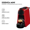 Delonghi EN85.R Essenza Mini Nespresso kapszulás kávéfőző, 1150Watt, 19bar, 0.6literes tartály, piros