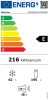 Electrolux ENT6NE18S TwinTech 600 beépíthető alulfagyasztós hűtőszekrény, 192/61liter, NoFrost, 35dB, fehér