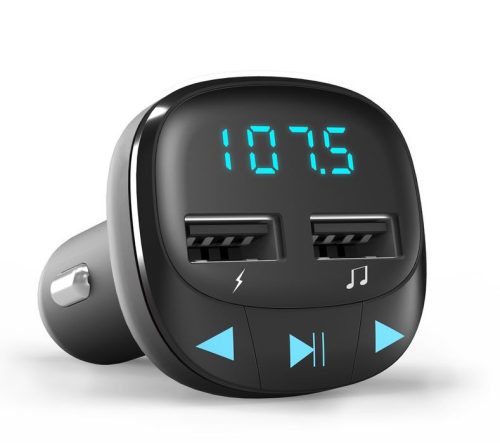 Energy Sistem EN 448241 FM Transmitter, Bluetooth, microSD, USB, fekete