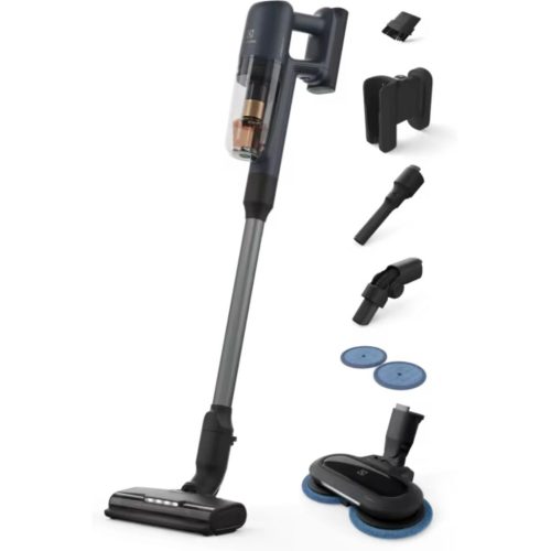Electrolux EP71B14WET Hygienic 700 vezeték nélküli álló porszívó, 11kPA szívóerő, 4000mAh akku, 80dB, kék