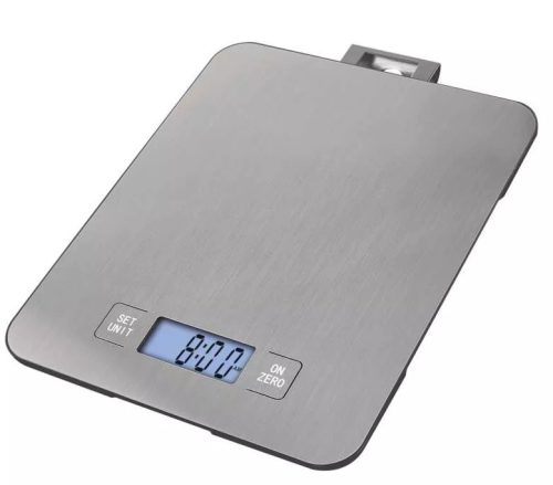 Emos EV023 digitális konyhai mérleg, 15 kg, 1 g pontosság, rozsdamentes acél