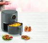 Tefal EY111B15 Ultra Fry forrólevegős sütő, 4.2liter, max.200°C, 8program, szürke