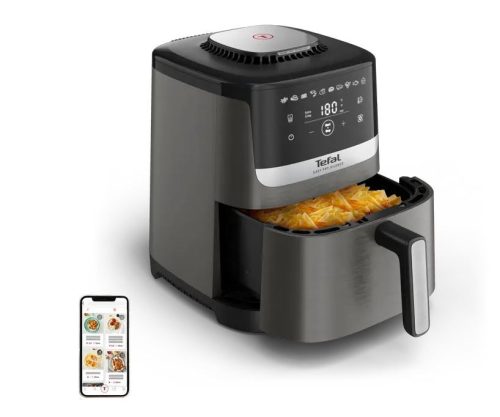 Tefal EY551HE0 Easy Fry Silence forrólevegős sütő, 5liter, 40 -220°C, 10program, sötétszürke