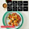 Tefal EY905B10 Dual Easy Fry & Grill forrólevegős sütő, dupla kosaras, 5.2 + 3.1lliter, 2700Watt, 8 program, fekete -inox