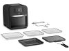 Tefal FW501815 Easy Fry & Grill & Oven 9in1 forrólevegős sütő, 2000W, 1,7 kg kapacitás, fekete