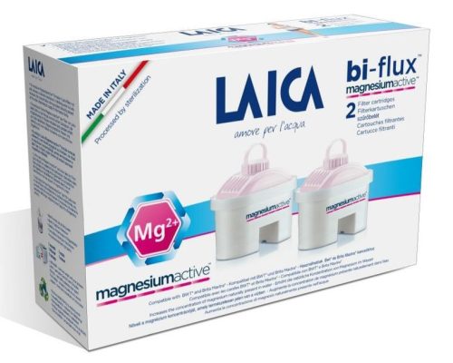 Laica Bi-flux Magnézium active vízszűrőbetét, 2 db-os kiszerelés (G2M)