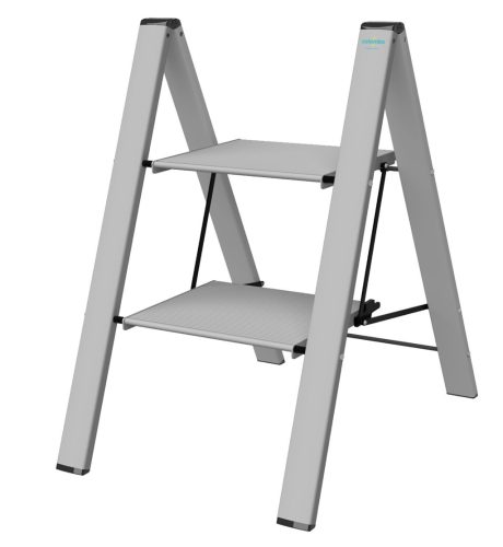 Colombo G300A02W Leonardo 1+1 fokos alumínium zsámoly, fellépő, ezüst