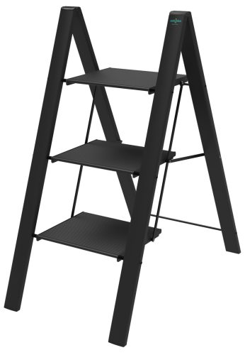 Colombo G300A03W Leonardo 2+1 fokos alumínium zsámoly, fellépő, fekete