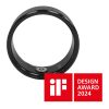 TESLA Ring G55 Okosgyűrű, 19,9 mm átmérő, 64 mm ujjkerület, Fekete, (Size 7)