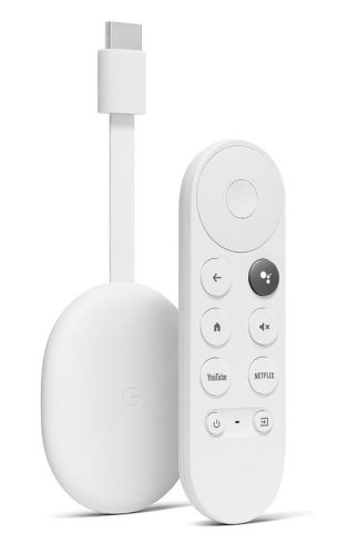 Google Chromecast, Google TV médialejátszó, fehér