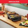 Tefal GC306012 Ultra Compact asztali grill és barbecue sütő, 2000Watt, inox