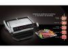Tefal GC706D34 Optigrill Initial kontaktgrill, 2000Watt, 6program, 5 sütési szint, 1250 cm2-es grillezőfelület, inox