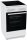 Gorenje GEC5A41WG kerámialapos tűzhely, 50cm, 62literes sütő, 8.6kW, fehér