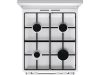 Gorenje GEC5A41WG kerámialapos tűzhely, 50cm, 62literes sütő, 8.6kW, fehér
