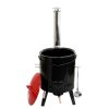 Activa Stew fatüzelésű bogrács fedéllel és merőkanállal, rozsdamentes, zománcozott, 14 liter (11275)