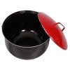Activa Stew fatüzelésű bogrács fedéllel és merőkanállal, rozsdamentes, zománcozott, 14 liter (11275)