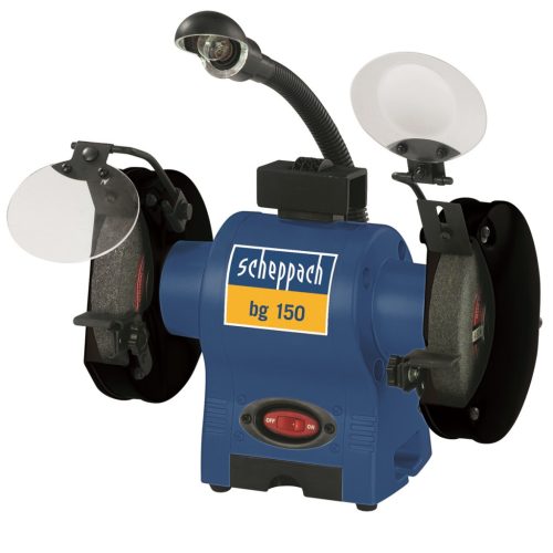 Scheppach BG 150 kettős köszörű, 15cm, 370Watt, 2850rpm (4903104901)