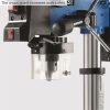 Scheppach DP 16 SL asztali oszlopos fúrógép, 550Watt, 510 - 2430rpm, lézeres központontosítás