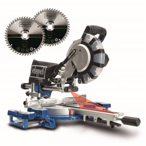 Scheppach HM 254 asztali gérvágó körfűrész, 230V, 2000Watt, 4500rpm, 25.5cm-es fűrészlap (5901216901)