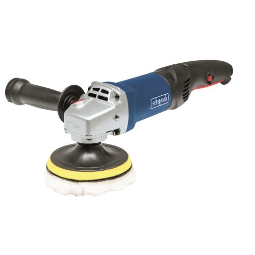 Scheppach PM 600 elektromos polírozó, 600Watt, 125mm, 1200-5000rpm (5903901901)