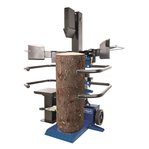 Scheppach Compact 8T 230V rönkhasító, 8tonna hasítóerő, 3150Watt, max. 35cm rönkátmérő, 3.2cm/s hasítási sebesség (5905419901)