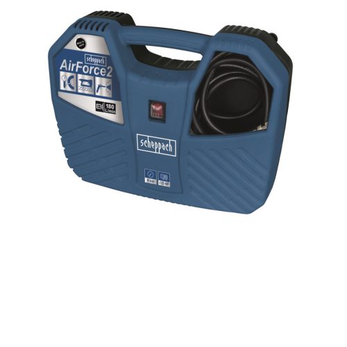 Scheppach Air Force 2 olajmentes táskakompresszor, 1100Watt, 8bar, 230V (5906126901)