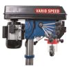 Scheppach DP 18 VARIO asztali oszlopos fúrógép, 550Watt, 440 - 2580rpm, lézeres központontosítás, 24x24cm munkaasztal