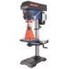 Scheppach DP 18 VARIO asztali oszlopos fúrógép, 550Watt, 440 - 2580rpm, lézeres központontosítás, 24x24cm munkaasztal