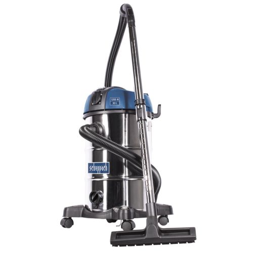 Scheppach ASP 30 PLUS száraz/nedves porszívó, 1200Watt, 20000Pa, 30 liter (5907716903)