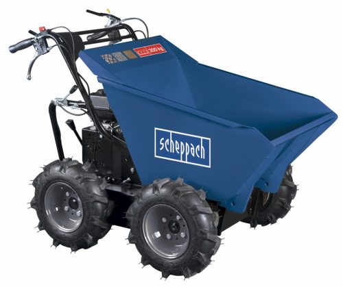 Scheppach DP 3000 benzines minidömper, 4x4 hajtás, max.300kg, 5.6LE, mechanikus billentés (5908802903)