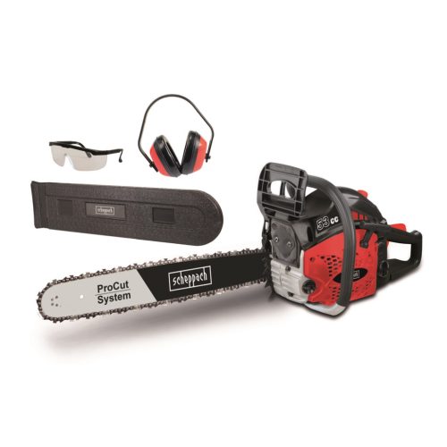 Scheppach BKS 5300 S benzinmotoros láncfűrész, 53 cm3, 2.7LE, 46cm-es láncvezető (59101129933)