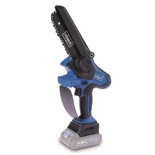 Scheppach BC-PS150-X akkumulátoros ágvágó láncfűrész, Brushless, 15cm-es láncvezető, 6.8m/s láncsebesség, IXES 20V (akku és töltő nélkül)