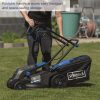 Scheppach BC-MP380-X akkumulátoros fűnyíró Brushless 4 az 1-ben, 38cm, 45literes gyűjtőkosár, IXES 20V (akku és töltő nélkül) (5911414900)