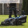 Scheppach BC-MP430-X akkumulátoros fűnyíró Brushless 4 az 1-ben, 43cm, 50literes gyűjtőkosár, IXES 20V (akku és töltő nélkül) (5911415900)