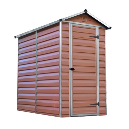 Palram - Canopia Skylight kerti tároló, 177 x123 x204cm, alumínium váz, polikarbonát, barna -ezüst (702294)
