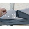 Palram - Canopia Sierra 4200 pergola, 425 x226-286 x260-305cm, alumínium váz, polikarbonát tető, antracit (702639)