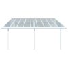 Palram - Canopia Sierra 5400 pergola, 546 x 226-286 x 260-305cm, alumínium váz, polikarbonát tető, fehér (703123)