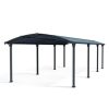 Palram - Canopia Arcadia 8500 fedett kocsibeálló, 858 x359 x242cm, antracit (704340)