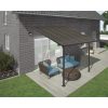 Palram - Canopia Capri 3000 pergola, 314 x226-286 x260-305cm, alumínium váz, polikarbonát tető, antracit (705599)