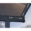 Palram - Canopia Capri 4200 pergola, 425 x226-286 x285-305cm, alumínium váz, polikarbonát tető, antracit (705600)