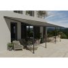 Palram - Canopia Capri 4200 pergola, 425 x226-286 x285-305cm, alumínium váz, polikarbonát tető, antracit (705600)